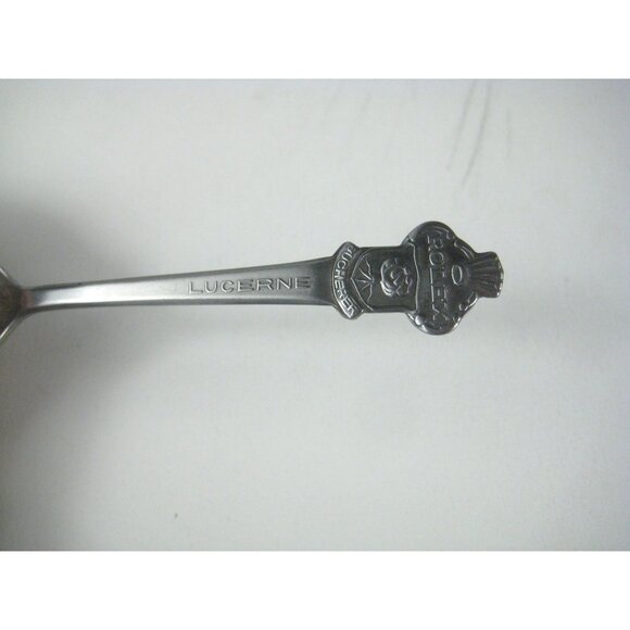 Rolex Watch Bucherer Lucerne Switzerland Collectors Souvenir Spoon Silver Tone - Picture 4 of 5